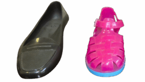 stampi in alluminio per mocassini in gomma